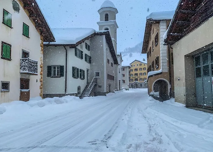 Heimelige Mit Sicht In Bergwelt Appartement Bivio